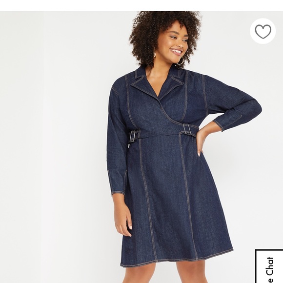 eloquii denim dress